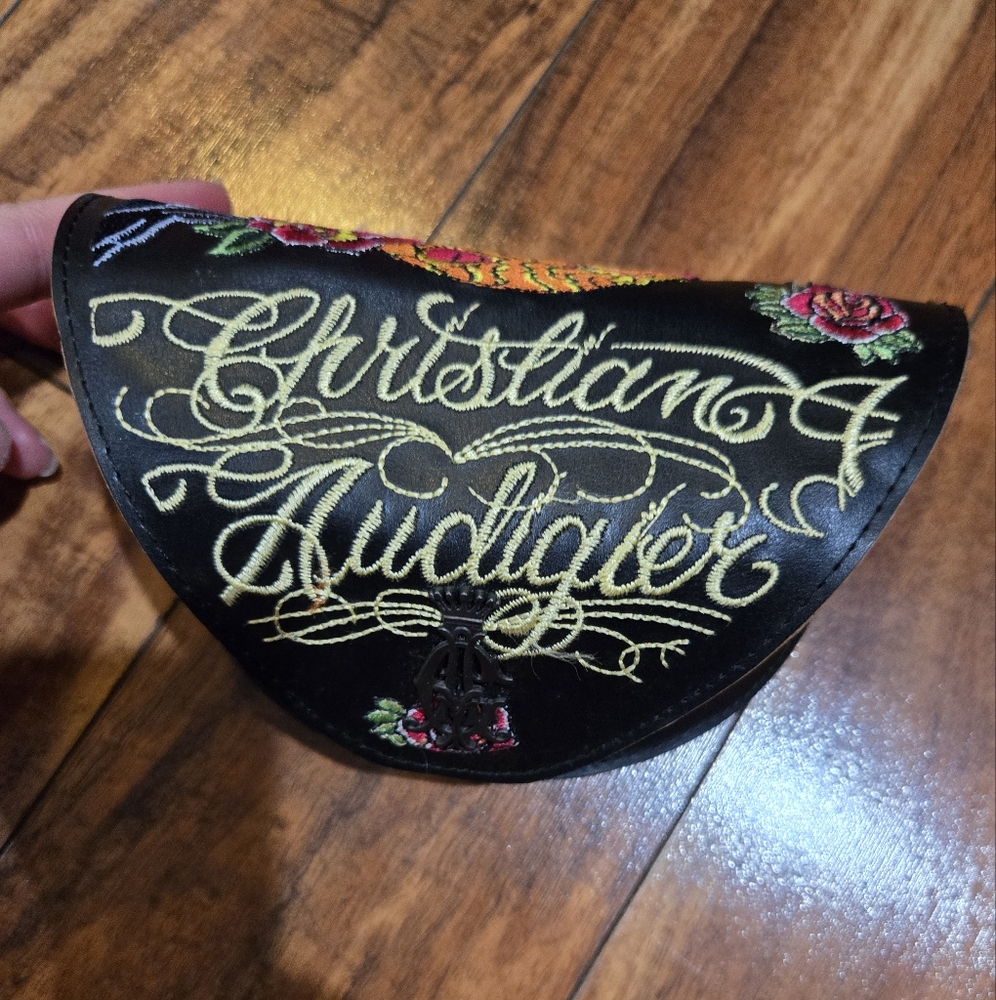 Christian Audigier ED HARDY Black Sunglasses VINTAGE